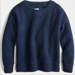 J. Crew Vintage Fleece Sherpa crewneck sweater